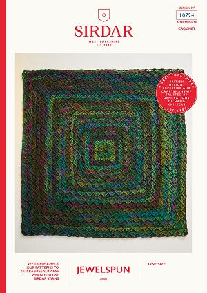 Sirdar Jewelspun aran Blanket crochetting kit 10724