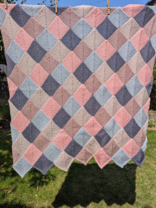 Domino blanket knitting kit (500g)- double kit