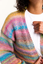Load image into Gallery viewer, Jewelspun Chunky with Wool Cardigan Knitting kit