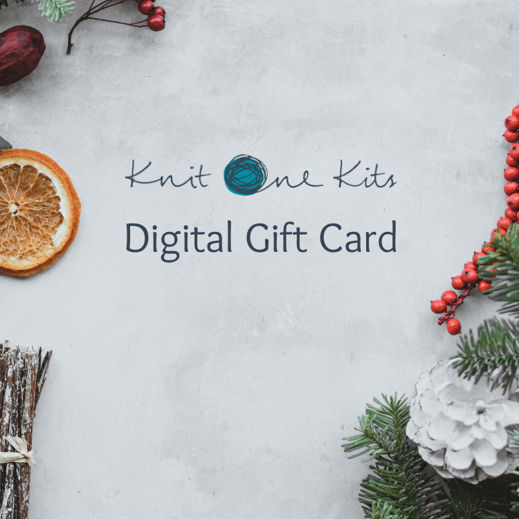 Knit One Kits Christmas gift card