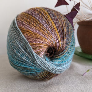 Sirdar Jewelspun wave stitch cushion cover crochet kit