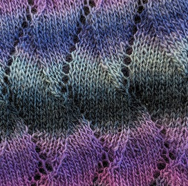 Wave pattern scarf knitting kit