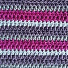 Load image into Gallery viewer, Simple striped cushion cover crochet kit