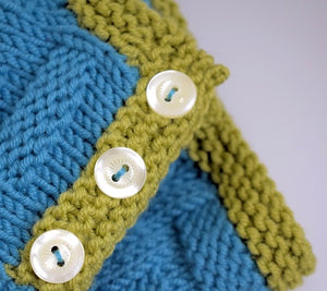 Baby sweater knitting pattern