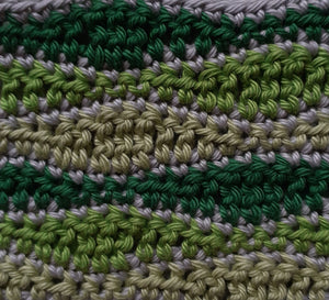 Wave stitch cotton cushion cover crochet kit