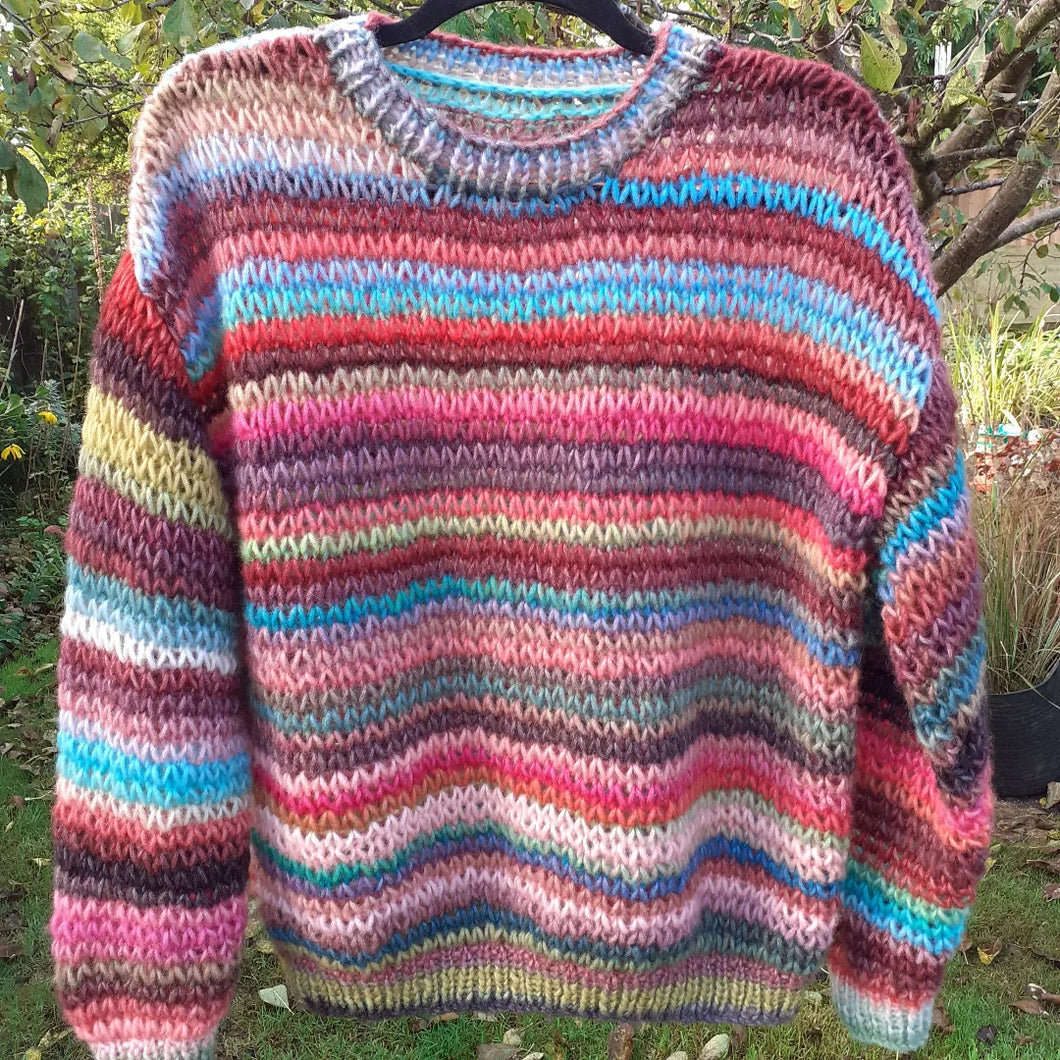 Lang Cloud yarn colour 005 jumper knitting kit
