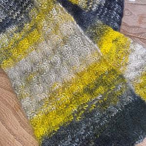 Cable scarf knitting kit