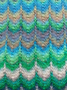 Easy lace scarf Confident beginner knitting kit