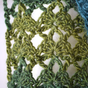 Crochet motif scarf kit