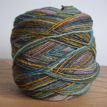 Load image into Gallery viewer, Rico Lilac/turquoise (403) creative melange wonderball yarn for the Garter Stitch Shawl Kit