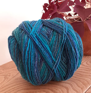 Rico creative melange wonderball aran yarn  colour  06 aqua mix 