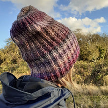 Load image into Gallery viewer, Ribbed hat knitting kit