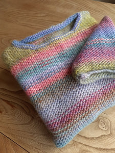 Crew neck jumper knitting pattern - download