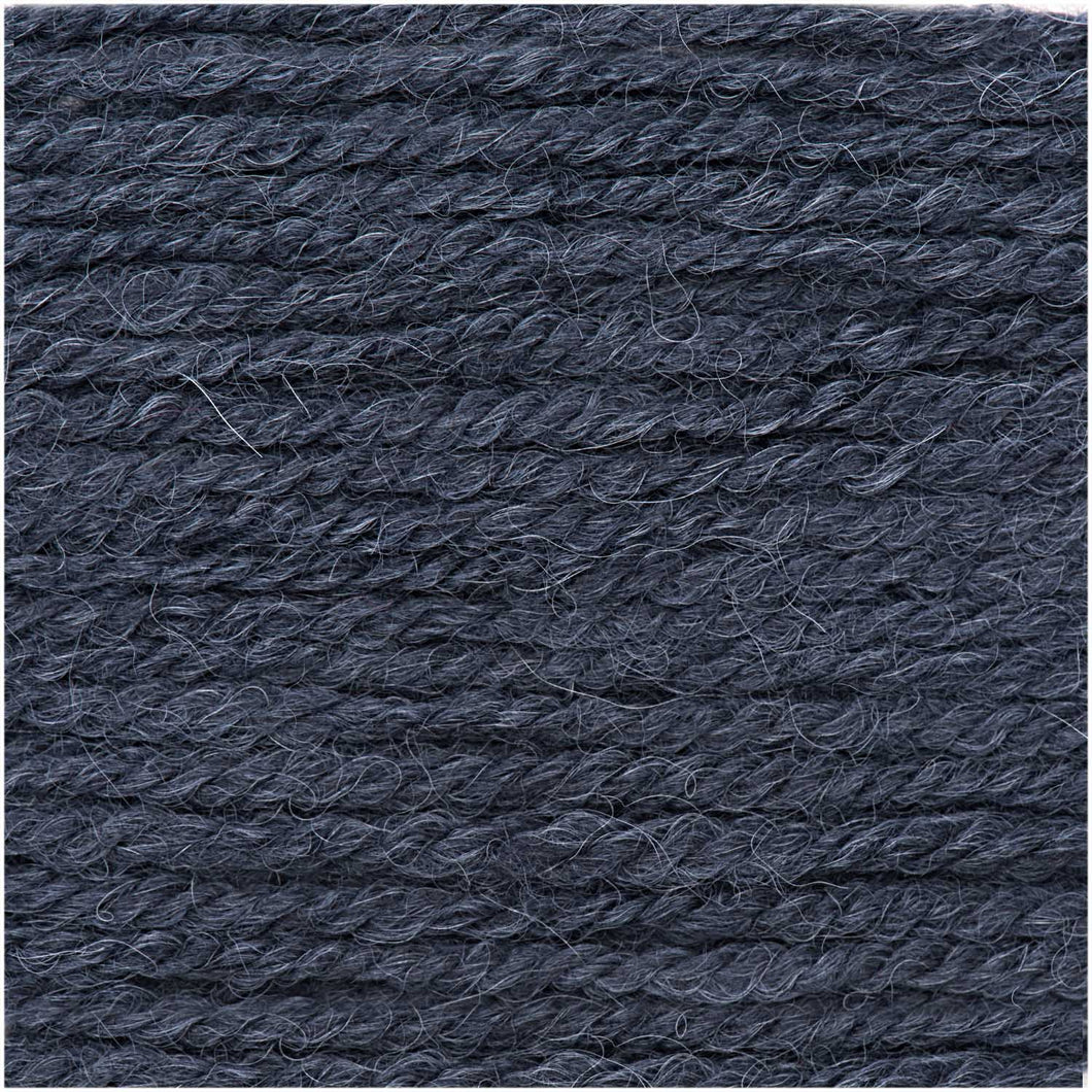 Rico Essentials Alpaca Twist chunky yarn colour 005 dark blue