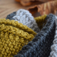 Load image into Gallery viewer, Diagonal knitted scarf kit