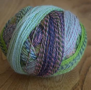 Sock yarn Schoppel Zauberball Crazy 2404 Pale Shimmer