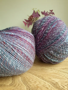 2 balls of Sirdar Jewelspun Nordic Noir aran yarn