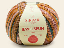Load image into Gallery viewer, Sirdar Jewelspun yarn colour 707, shades of grey, mustard, turquoise