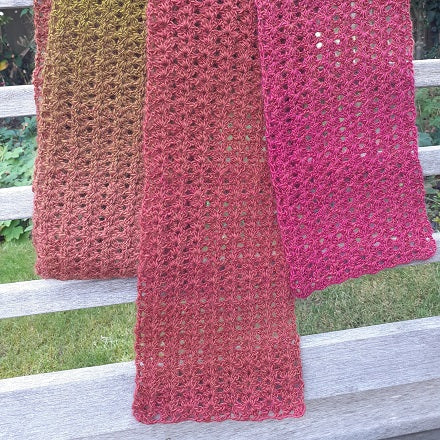 Slim crochet scarf kit