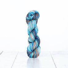 Load image into Gallery viewer, Skein of hand dyed cotton colour 1087 Turquoise
