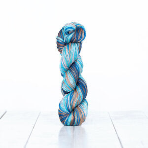 Skein of hand dyed cotton colour 1087 Turquoise