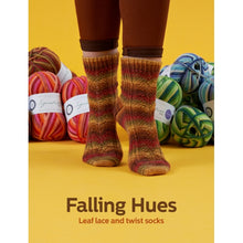 Load image into Gallery viewer, Winwick_mum_Seasons_sock_knitting_book_falling_hues
