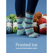 Load image into Gallery viewer, Winwick_mum_Seasons_sock_knitting_book_frosted_ice
